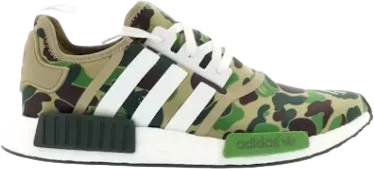 adidas NMD R1 Bape Olive Camo (Us Men's 4.5)